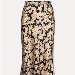 Réalisation par daisy print midi skirt